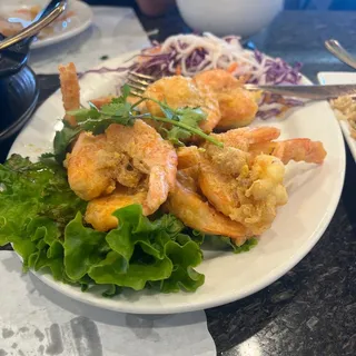 Salted Eggyolk Shrimps