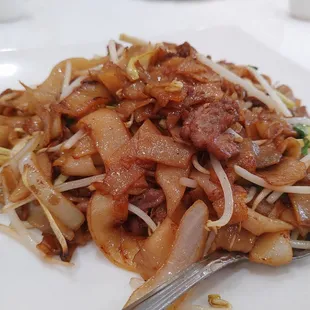 Pan Fried Flat Noodles