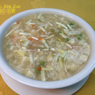 Tofu Soup with Seafood