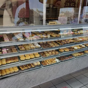 Large array of donuts