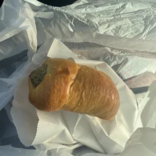 Boudin kolache!!! Yummy