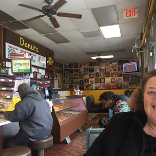 Inside near cash register.