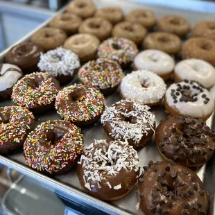 Assorted donuts