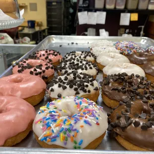 Strawberry donuts