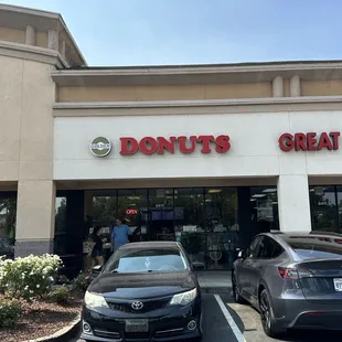 Front of the store.
