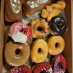 Dozen donuts