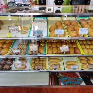 a variety of baked goods