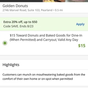 Proves that they still have this Groupon on line available for purchase