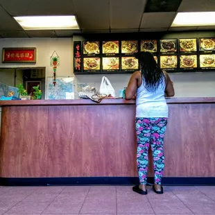 Ordering area (there are places to sit but not eat)