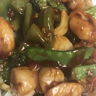 Shrimp and Scallop w. GarlicSauce
