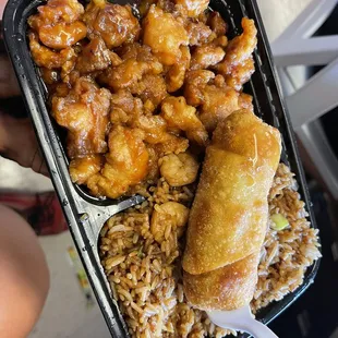 29. Orange Chicken lunch special