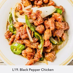 Black pepper chicken
