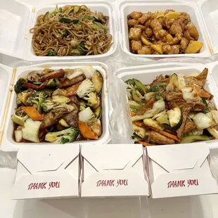 65. Vegetable Chow Mein 20. Orange Chicken 18. Roast Pork with Vegetables 59. Bean Curd with Vegetables