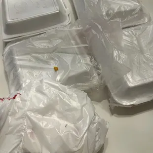 Everything wrapped neatly