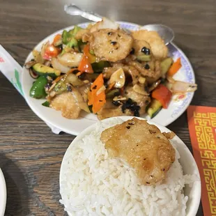 Fish Fillet in Black Bean Sauce -