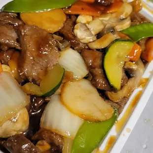 Takeout: Beef with Oyster Sauce