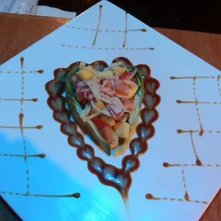 a plate of food