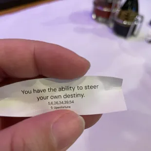 Idk if this is a lucky fortune