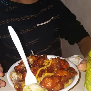My son also got great portions with the bowl meal