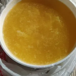 Egg flower soup