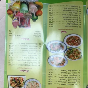 menu, soups and chowder