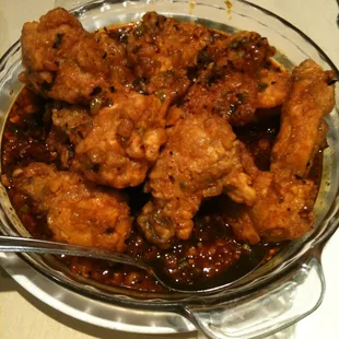 Chinese Chicken Delight w/garlic chili sweet sauce