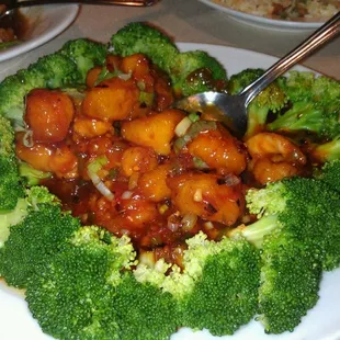 Aromatic Chile shrimp