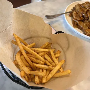 Cajun garlic fries