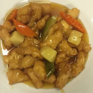 Sweet and sour chicken