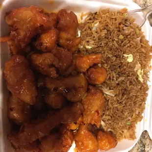 Orange Chicken Combo