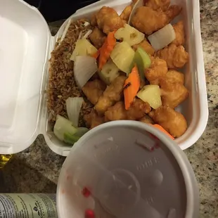 Sweet and Sour Chicken Combo