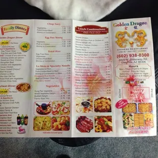 Menu page 2/2