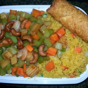 Shrimp w cashews combo