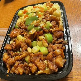 Kung pow chicken combination