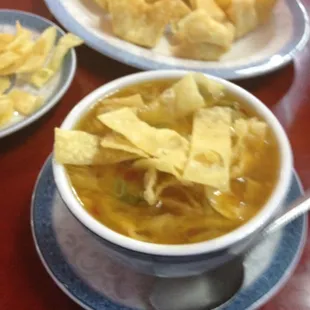 Hot and sour soup.