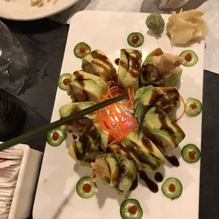 Spicy shrimp tempura.