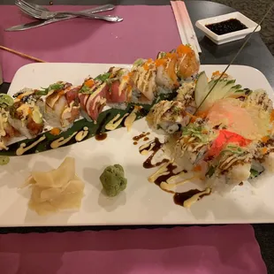 #6 &amp; #8 From the Sushi menu. This was so good!!