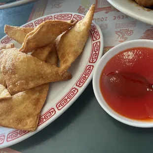 Crab meat cheese turnover