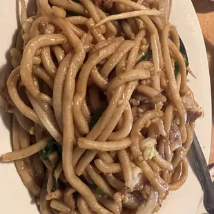 Beef lo Beef Chow Mein