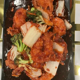 Sweet and Spicy Shrimp