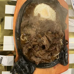 Sizzling Ramen Steak