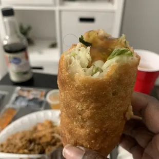 The hair in my Crispy Egg Roll
