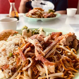 Golden Duck Plate. Lots of food for a reasonable price!