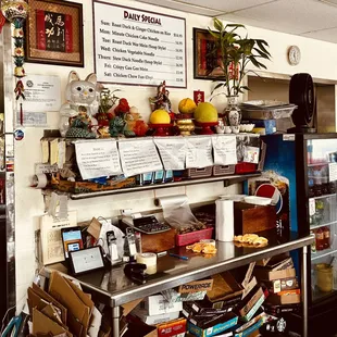 Inside restaurant