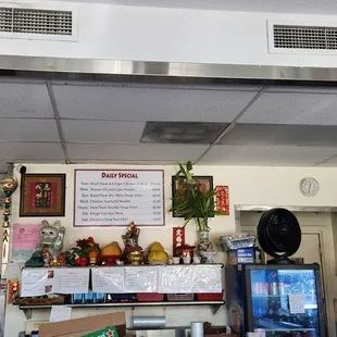 wall menu