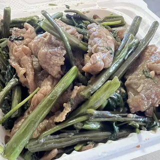 Ong Choy with Bean Curd Sauce