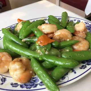 Shrimp with Sugar Snap Peas