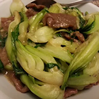 Beef with Baby Bok Choy