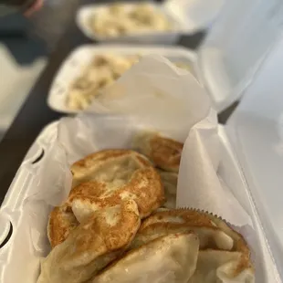 Pan fried dumplings