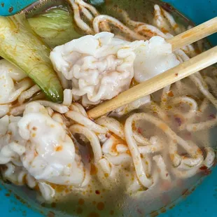 Wonton noodle soup